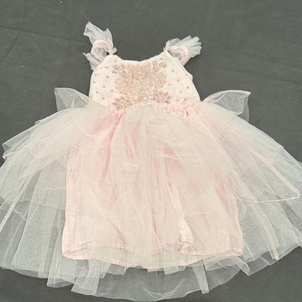 Cotton On Pink Tulle Kids Formal Dress